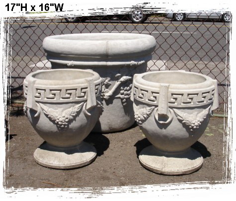 concrete urns