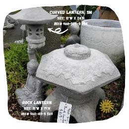 New Concrete Lanters and Pagodas