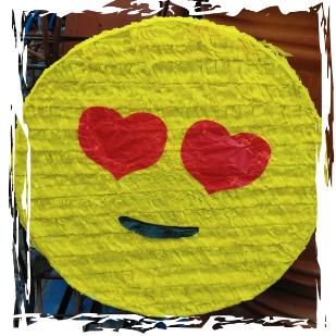 Emoji Heart Pinata