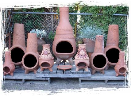 Baja Chimney Little Finest, Terracotta Pot Fire Pit
